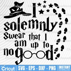 I Solemnly swear that I am up to No good svg,Harry potter SVG, Harry Potter theme, Harry Potter print, Potter birthday