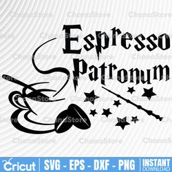 espresso patromum svg,harry potter svg, harry potter theme, harry potter print, potter birthday, harry potter png, svg,