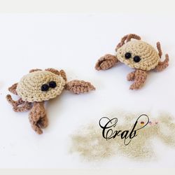 Crab. Crochet pattern