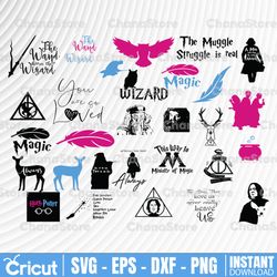 harry potter svg, png, dxf / harry potter svg, png, dxf / harry potter digital / harry potter bundle svg,png,dxf