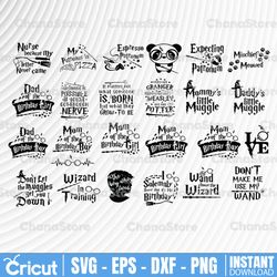 harry potter bundle svg, svg, bundle, cricut, vector,cut files,clipart ,png, cartoon, holiday,