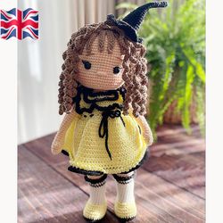 Kukla lola doll amigurumi crochet pattern English PDF