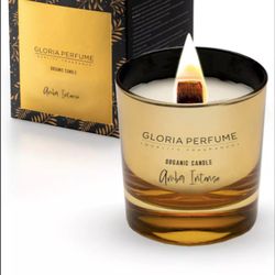 Scented candle Gloria Perfume Amber Intense 220 g