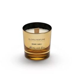 Scented candle Gloria Perfume Woody And Rose 220 g