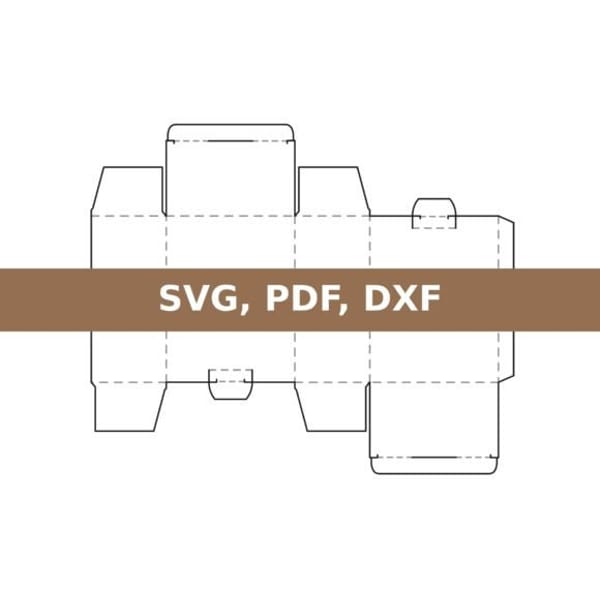Packaging Box Template, Box Template SVG, SVG Files, SVG, Cr - Inspire ...