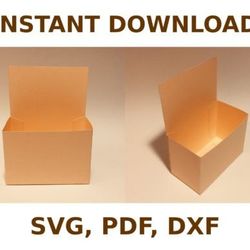 paper holder template, box template svg, svg files, svg, cricut