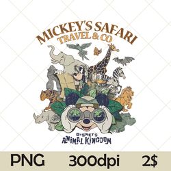 animal kingdom safari png, mickey safari png, minnie safari png, family animal kingdom png, wild trip png, instant downl