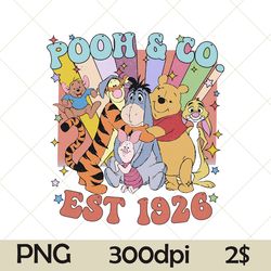 retro bear and co est 1926 png, family trip png, magical kingdom png, family vacation 2023 png, vacay mode png, bear and