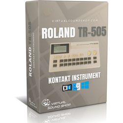 Roland TR-505 Kontakt Library - Virtual Instrument NKI Software