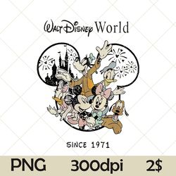 disneyworld 1971 text png, customize family trip 2023 png, mouse png, customize gift png, family trip 2023 png, family