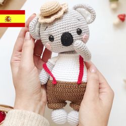 charli el koala doll amigurumi crochet pattern spanish pdf