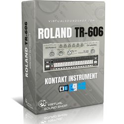 Roland TR-606 Kontakt Library - Virtual Instrument NKI Software