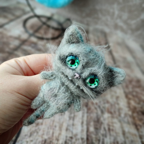 Cheshire Cat, knitting pattern, amigurumi pattern, knitted cat brooch, stuffed cute toy, kitten pattern, baby gift toy 5.jpeg