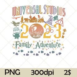 vintage universal studios png file | universal studios family matching | instant download | sublimation file | family gr