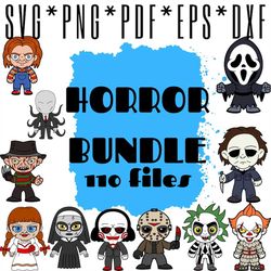 Halloween SVG Bundle Halloween Horror SVG Horror Movie Svg Horror characters, Cricut Halloween Svg, Digital Download Fil