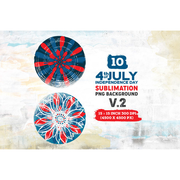 4th of July Background Sublimation V.2 - Inspire Uplift