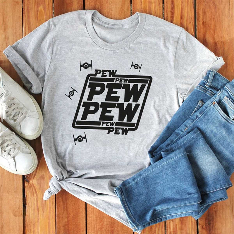 MR2542023112538pewpewpewshirtstarwarstshirtforcewithyoushirtimage1jpg