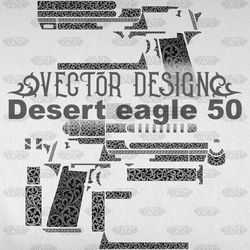 VECTOR DESIGN Desert eagle 50 Scrollwork