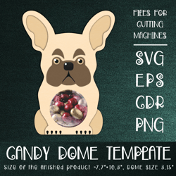 French Bulldog | Candy Dome Template