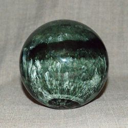 A rare large seraphinite sphere