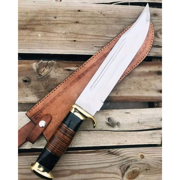 D2 steel Hunting Knife,  Full Tang Blade Knife, Outdoor Knife, Ka bar Knife Hand Made Knives