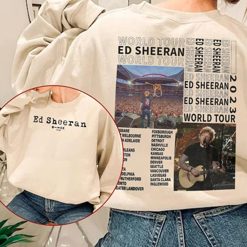 Ed Sheeran Mathmatics Tour 2023 Shirt, Ed Sheeran Mathmatics Shirt, Ed Sheeran Tour Shirt, Ed Sheeran Shirt For fans
