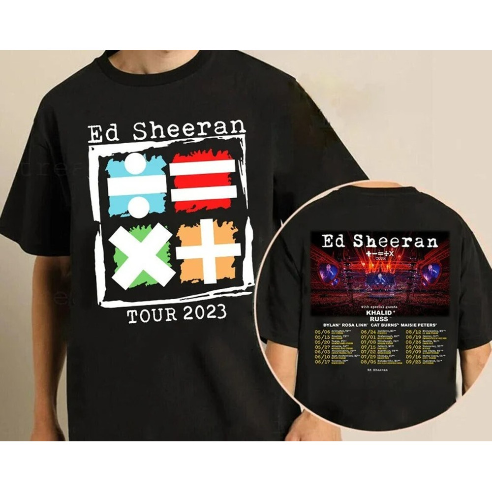 Ed Sheeran Mathmatics Tour 2023 Shirt, Ed Sheeran Mathmatics Shirt, Ed Sheeran Tour Shirt, Ed Sheeran Shirt For fans