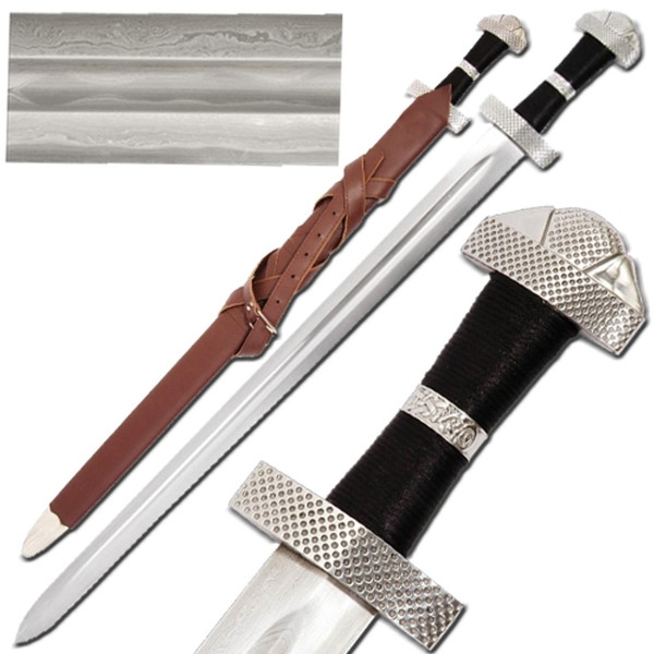 Viking 9th Century Damascus Steel Sword near me in canada.jpg