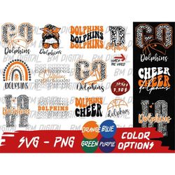 Dolphins Basketball Svg, Dolphins Bundle, School Team, College Team, Mascot Svg, Cameo, Layered, Class Of 2024