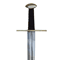 Medieval European Functional EN45 High Carbon Steel Full Tang Knightly Arming Sword for sale.jpg