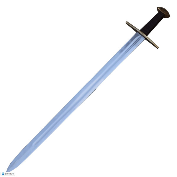 Medieval European Functional EN45 High Carbon Steel Full Tang Knightly Arming Sword.jpg