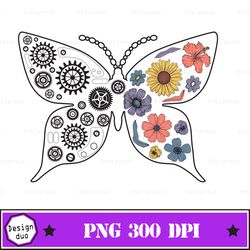 half robot butterfly sublimation