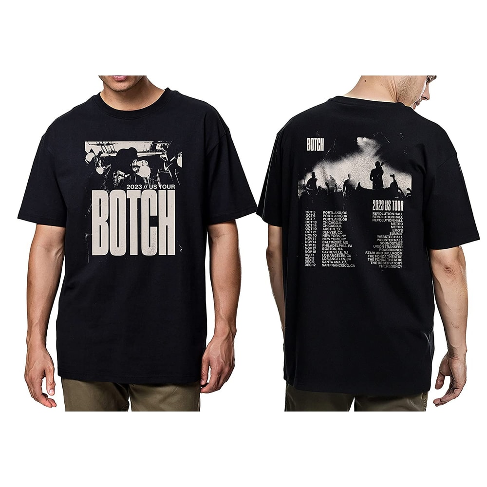 Botch Band Shirt 2023 US Tour Dates Shirts, Botch Band Tour 2023 T-shirt, US Tour 2023 Shirt