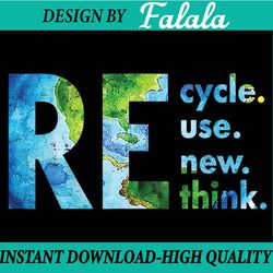 recycle reuse renew rethink earth day 2023 activism png, crisis environmental, mothers day png, digital download