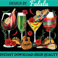 mexico wine tequila cinco de mayo mexican fiesta lover  png,  wine glasses png, mothers day png, digital download