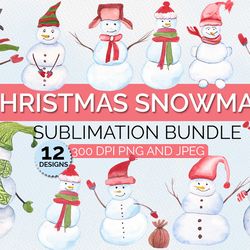 Christmas Snowman  Bundle