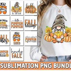 Fall  Sublimation PNG Bundle