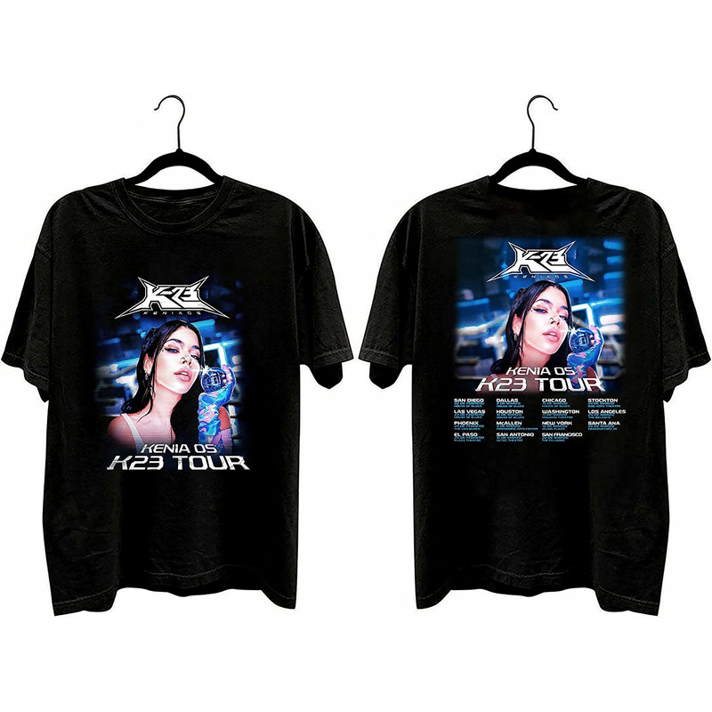 Kenia OS Shirt, K23 US Tour Shirt, Kenia OS Tour 2023 T shirt, Music 2023 Tour Shirt