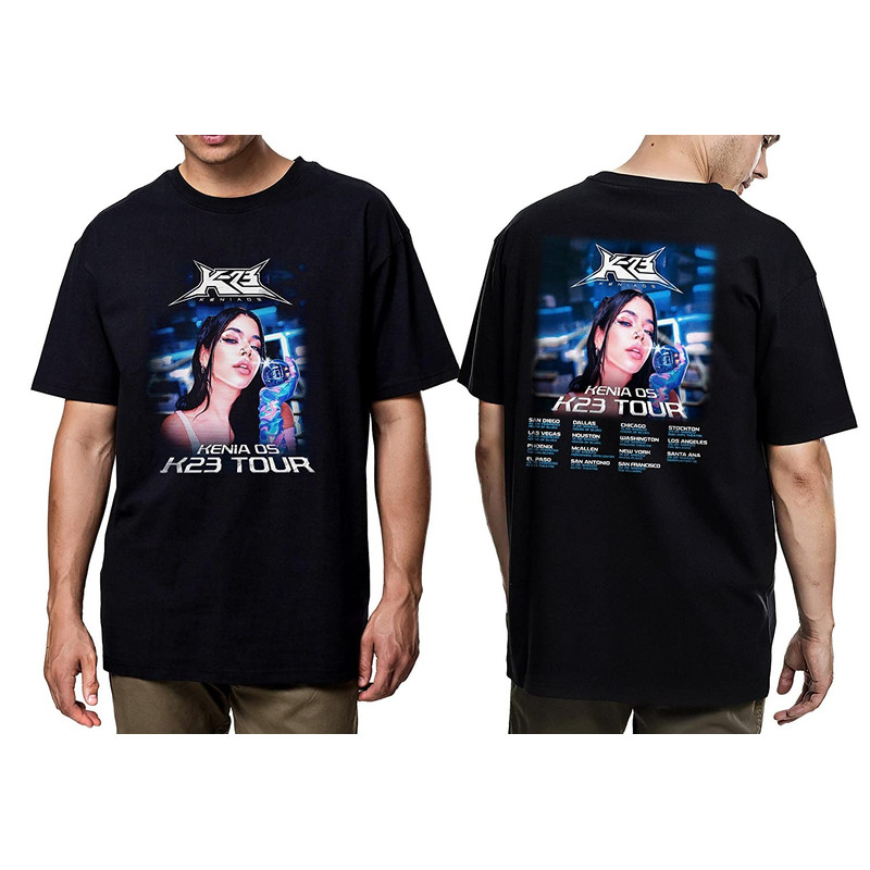 Kenia OS Shirt, K23 US Tour Shirt, Kenia OS Tour 2023 T shirt, Music 2023 Tour Shirt