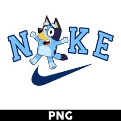 bluey nike logo png, nike logo png, bluey nike png, cartoon png, bluey png, bluey dog png - digital file