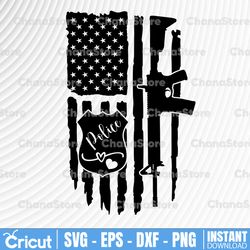 distressed usa flag police thin blue line svg |the blue lives matter| police life svg| police quotes svg png dxf