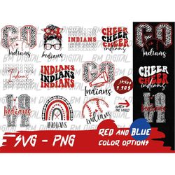 Indians Baseball Svg, Indians Bundle, Indians School Team, College Indians , Mascot Svg, Cheerleader, Indians Cheer Svg,