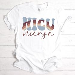 Nicu Nurse Rainbow Shirt,Neonatal ICU Nurse TShirt,Baby Nurse Tees,Newborn Nursery Nurse,Nursing Student Gift,Infant Car