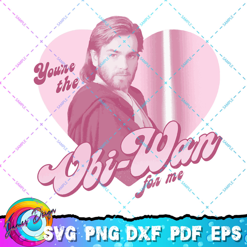 Star Wars Obi-Wan For Me Heart Portrait T-Shirt copy.jpg