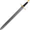 Jewel of the Nation Medieval European Damascus Steel Arming Sword.jpg