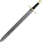 Jewel of the Nation Medieval European Damascus Steel Arming Sword.jpg