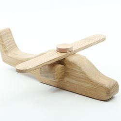 wooden toy helicopter