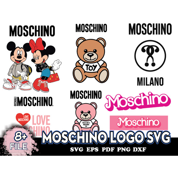 Moschino Logo Svg, Brand Logo Svg, Moschino Brand Svg - Inspire Uplift