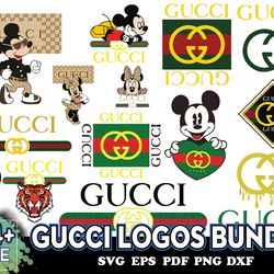 gucci logos bundle, trending svg, gucci svg, gucci boutique svg
