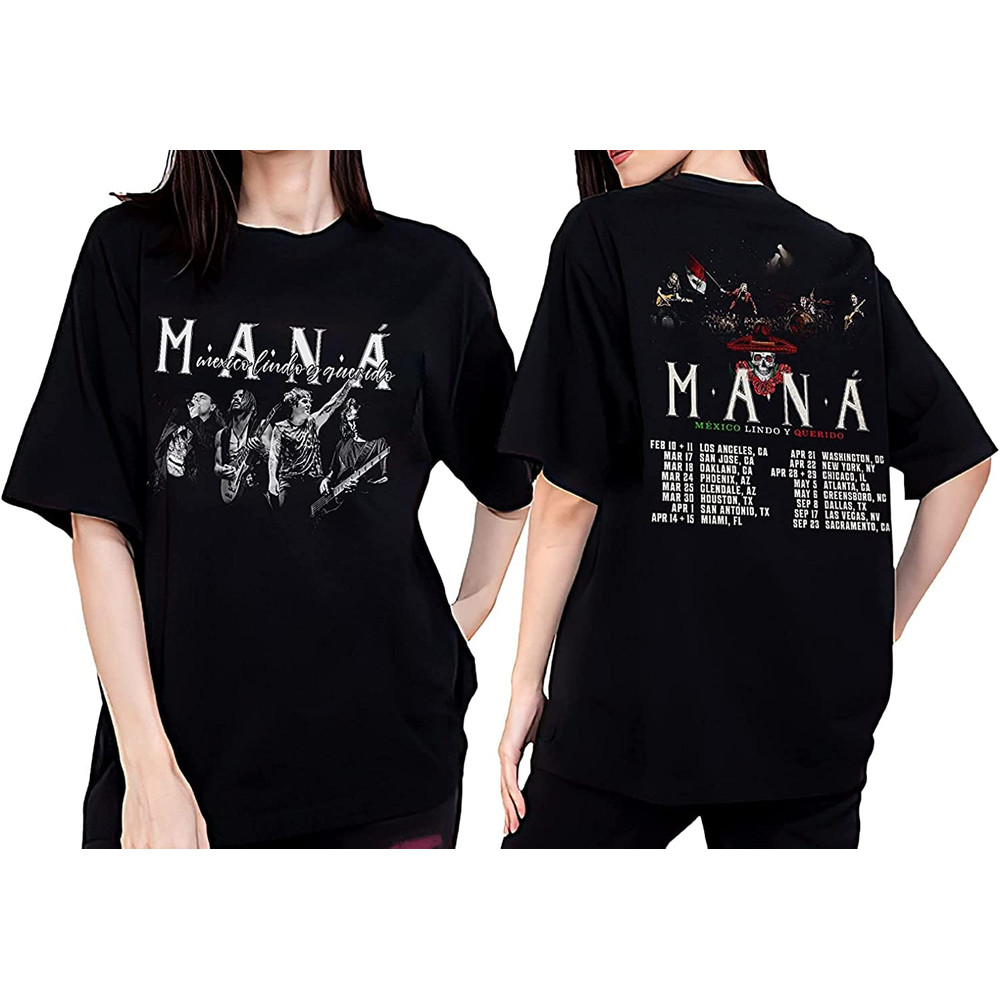 MANa Mexico Lindo Y Querido Tour 2023 Shirt, MANA World Tour 2023 Tshirt, MANa Concert Unisex Tshirt